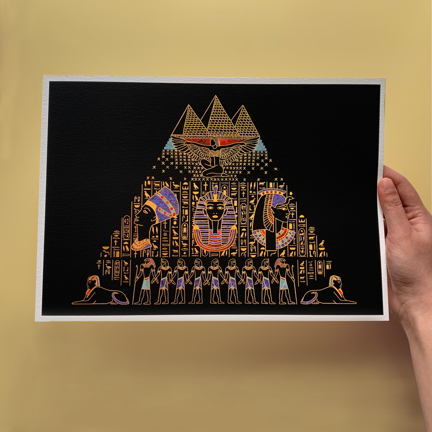 Egyptian Pyramid Print