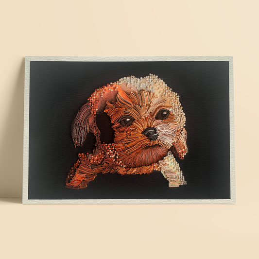 Toy Poodle Print